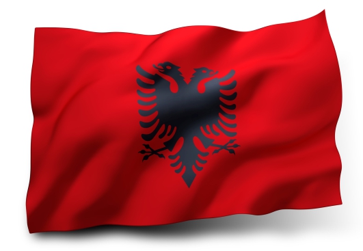Fanfahne Albanien