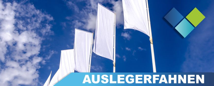 Auslegerfahnen Knatterfahnen