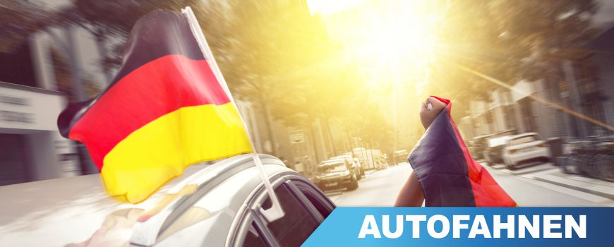 Autofahnen und Autoflaggen
