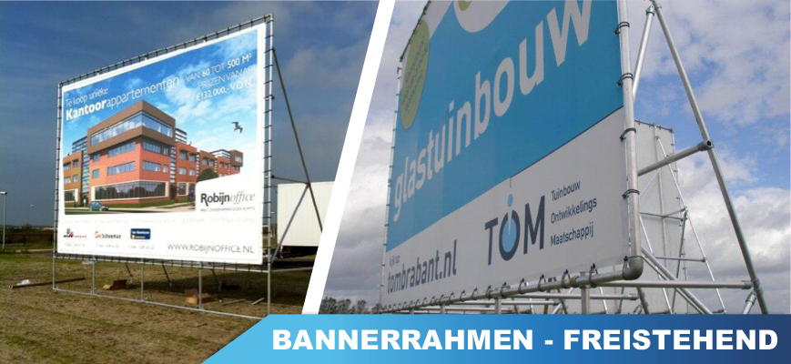 Bannerrahmen Freistehend freistehende Aluminium Bannerrahmen zum Einspannen von Werbebanner
