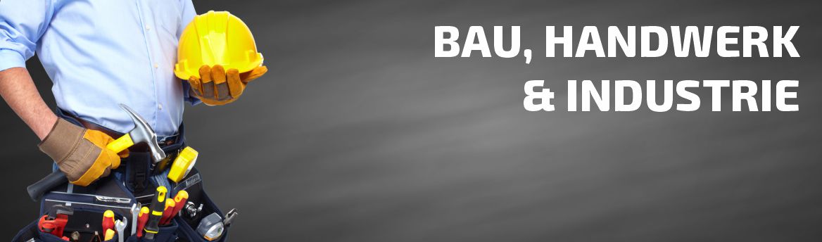 Werbeartikel und Werbemittel speziell für Bauunternehmen, Handwerker und Industrie