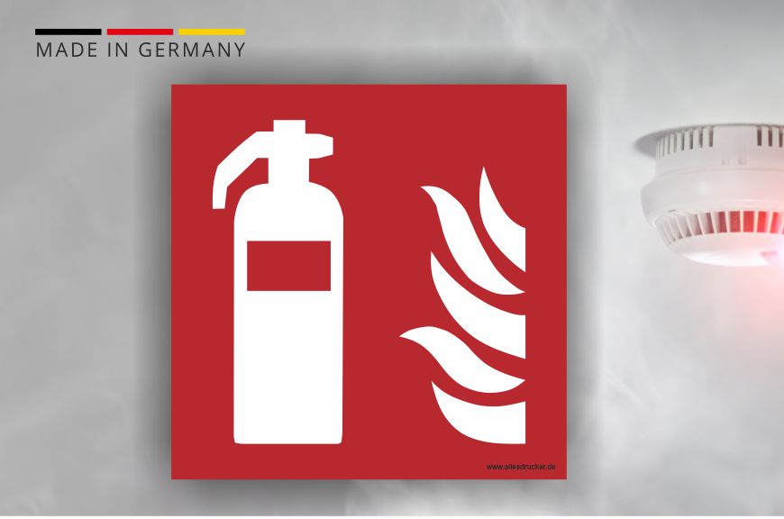 Brandschutzzeichen - Feuerlöscher - nach DIN EN 7010