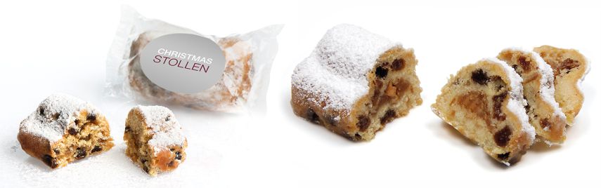 Mini Christstollen mit individuellem Etikett
