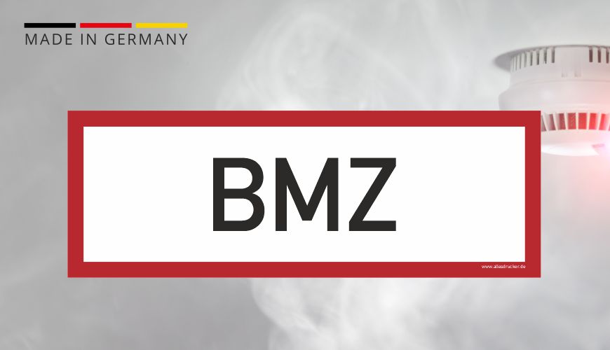 Brandschutzzeichen - BMZ (Brandmeldezentrale) - nach DIN EN 7010