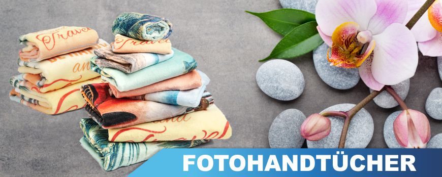 Fotohandtuch Mit Ihrem Wunschmotiv bedruckte Handtücher