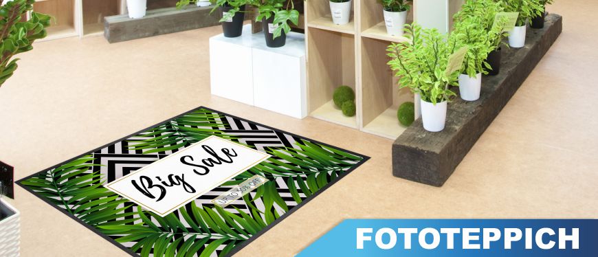 Hochauflösend bedruckte Fototeppiche