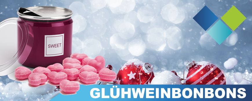Glühweinbonbons Glühweinbonbons in Dose bedruckt