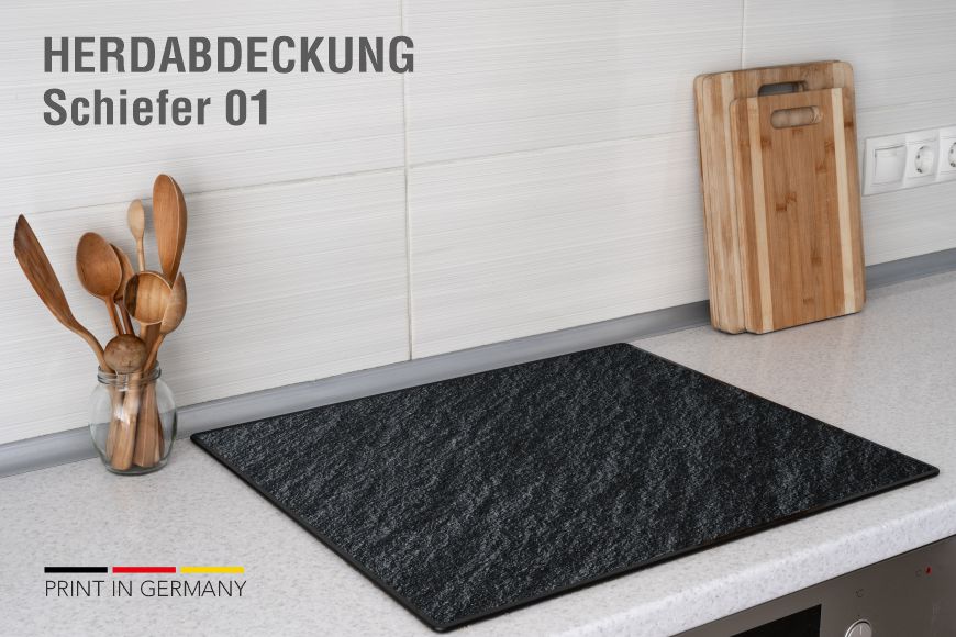 Herdabdeckplatte Schiefer