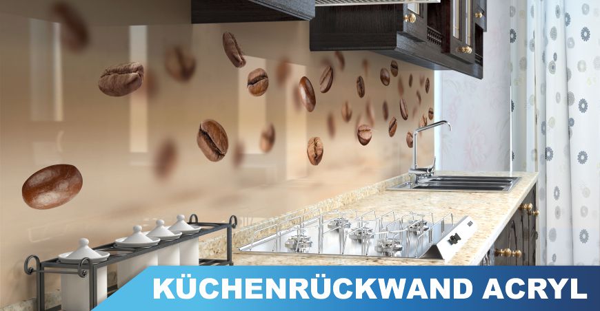 Küchenrückwand mit Fotodruck aus Acrylglas
