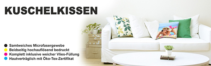 Fotokuschelkissen