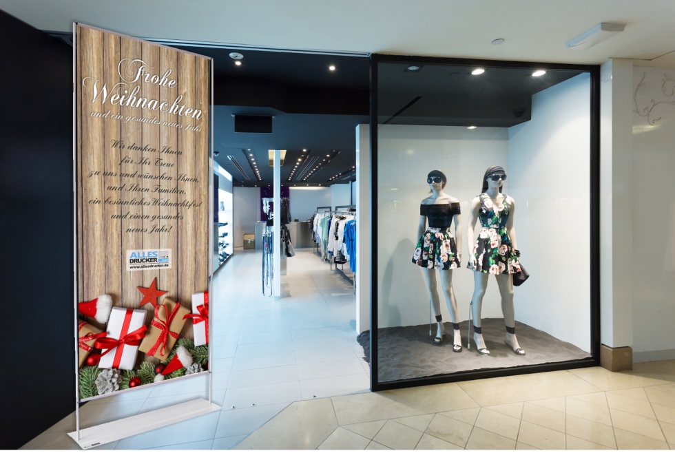 Weihnachts Display Einsatzbeispiel