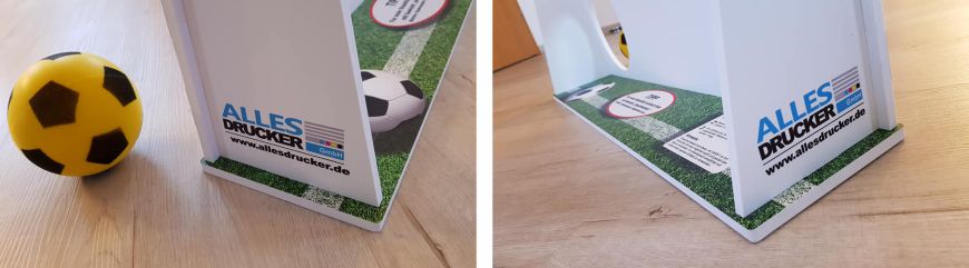 Mini-Torwand Detailbilder vom Allesdrucker