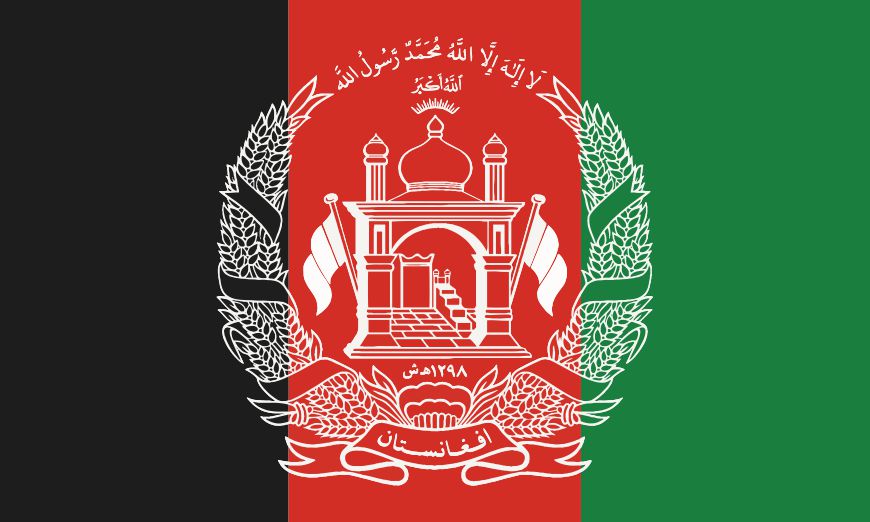 Nationalfahne Afghanistan