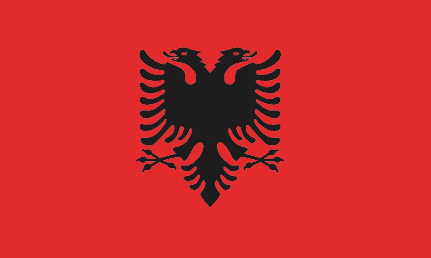 Nationalfahne Albanien