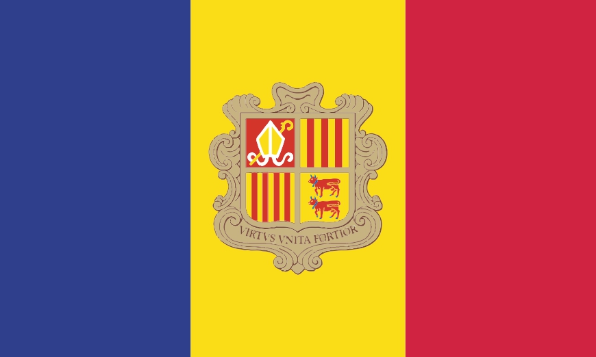 Nationalfahne Andorra