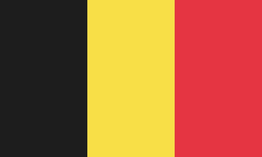 Nationalfahne Belgien