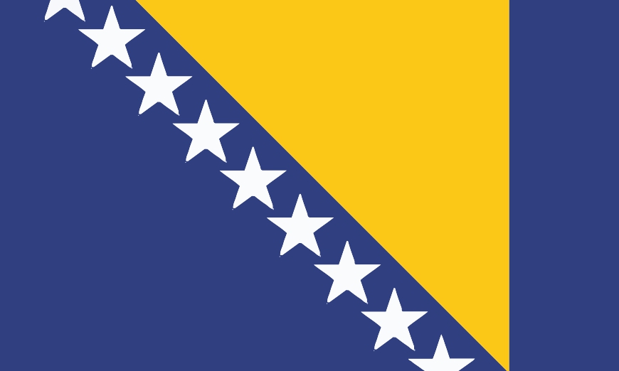 Nationalfahne Bosnien und Herzegowina