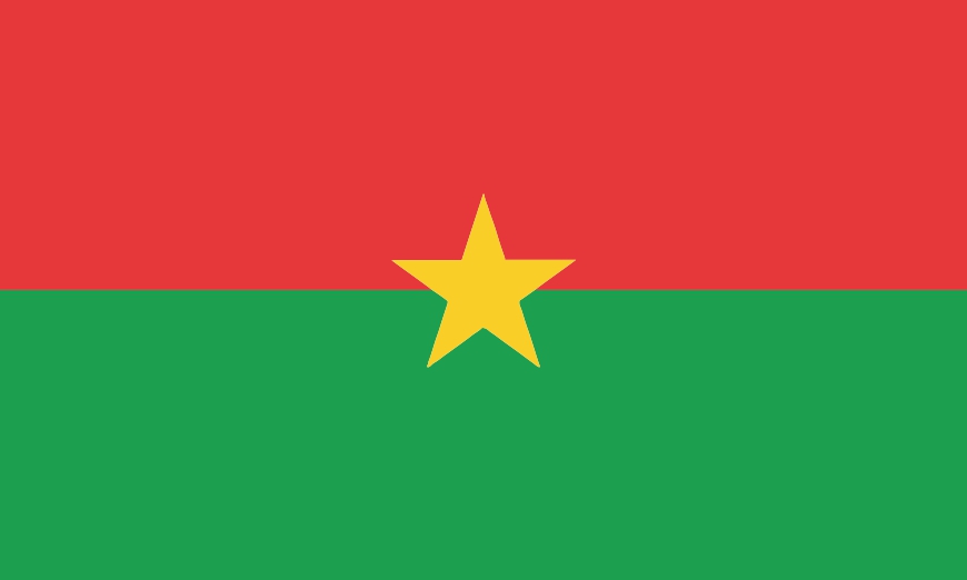 Nationalfahne Burkina Faso