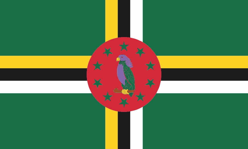 Nationalflagge Dominica