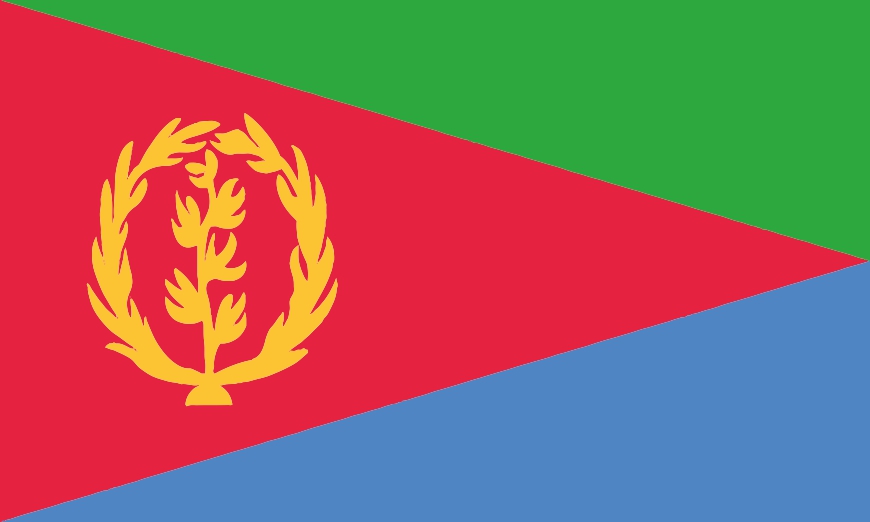 Nationalflagge Eritrea