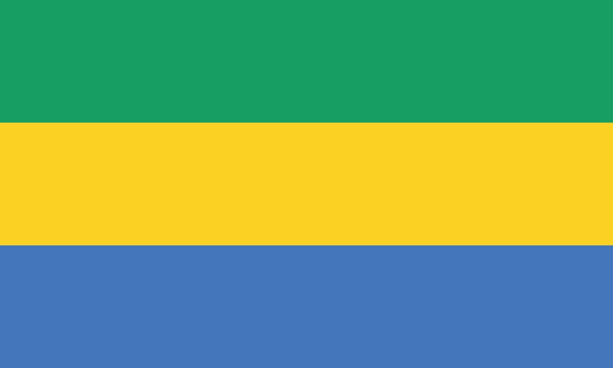 Nationalflagge Gabun