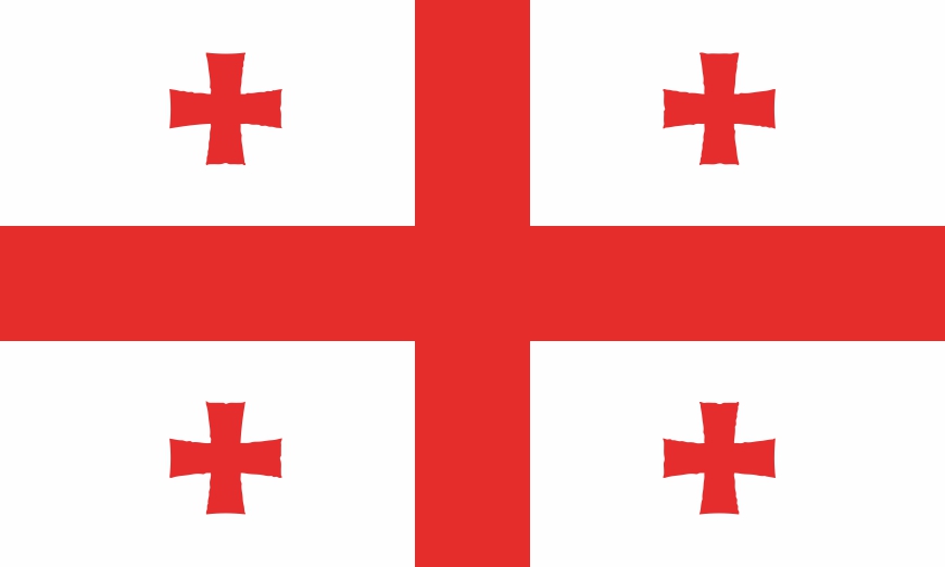 Nationalflagge Georgien