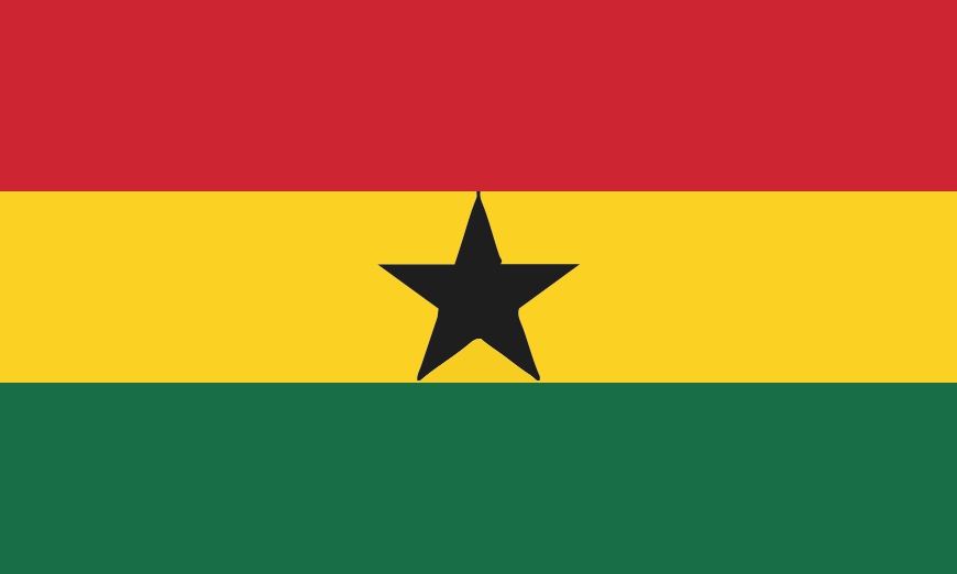 Nationalflagge Ghana