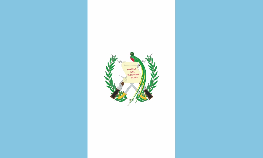 Nationalflagge Guatemala