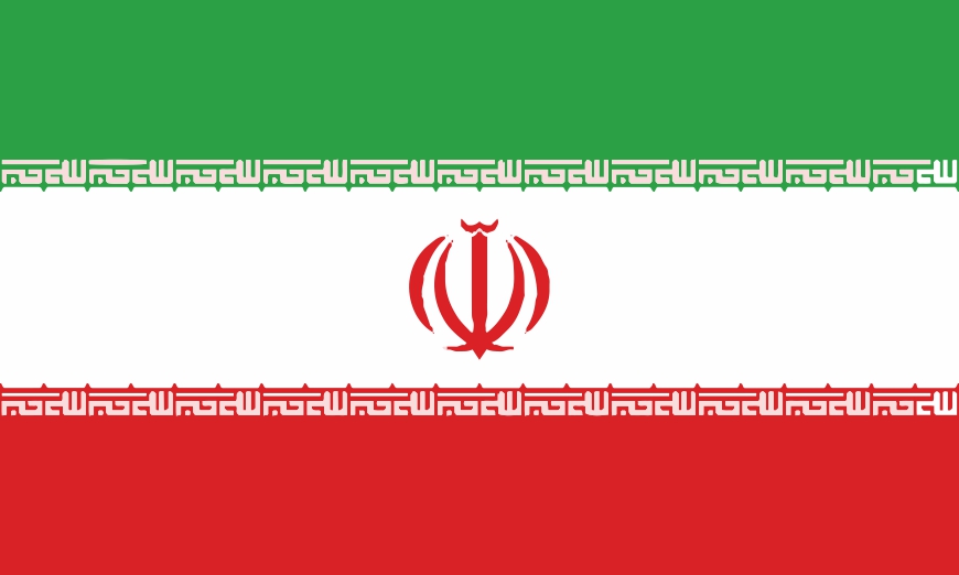 Nationalflagge Iran