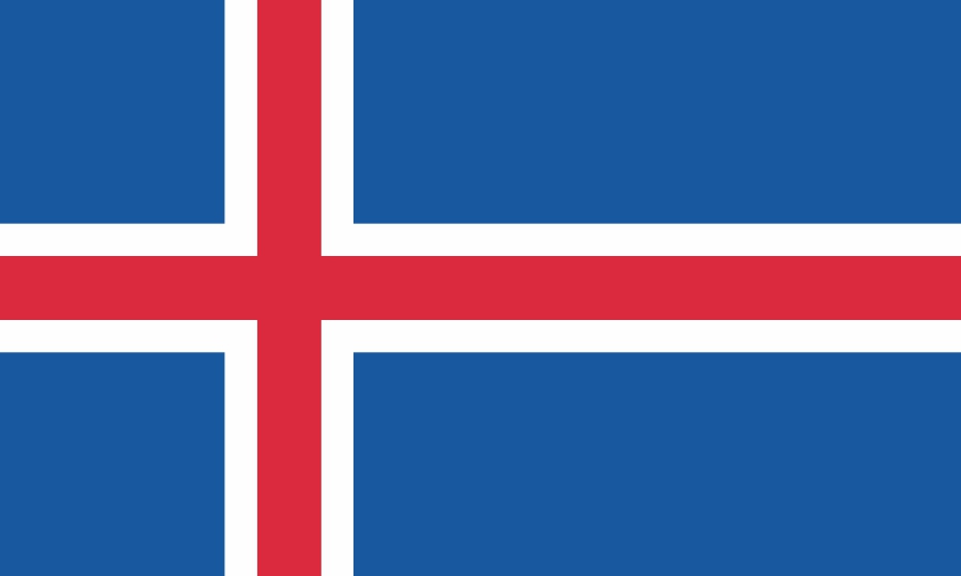 Nationalflagge Island