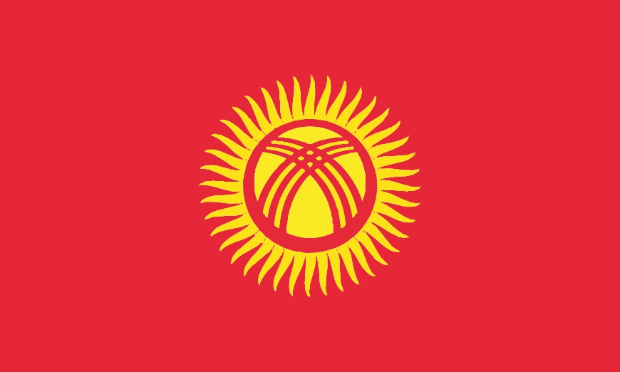 Nationalflagge Kirgisistan