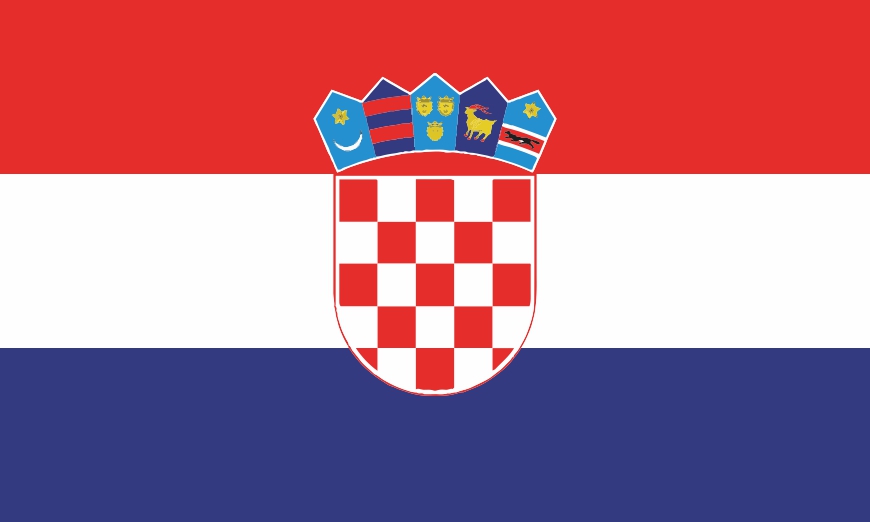 Nationalflagge Kroatien