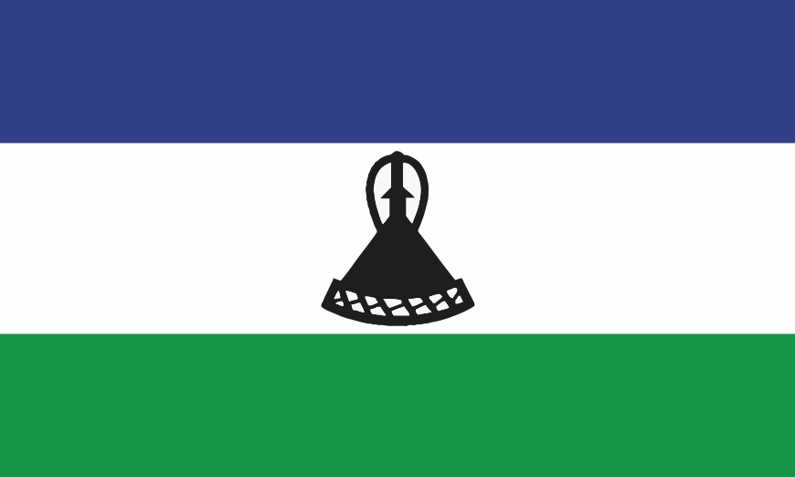 Nationalflagge Lesotho