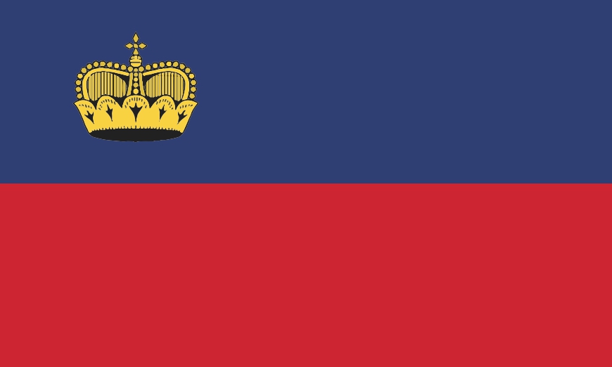 Nationalflagge Liechtenstein