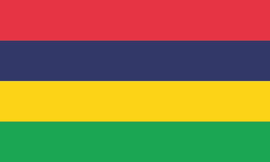 Nationalflagge Mauritius