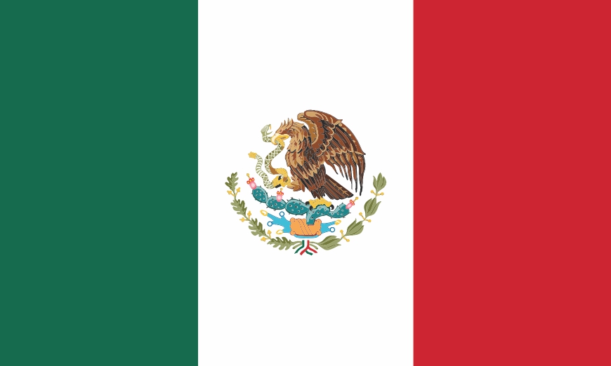 Nationalflagge Mexiko