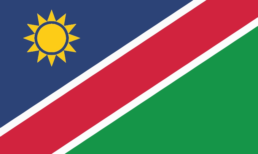 Nationalflagge Namibia