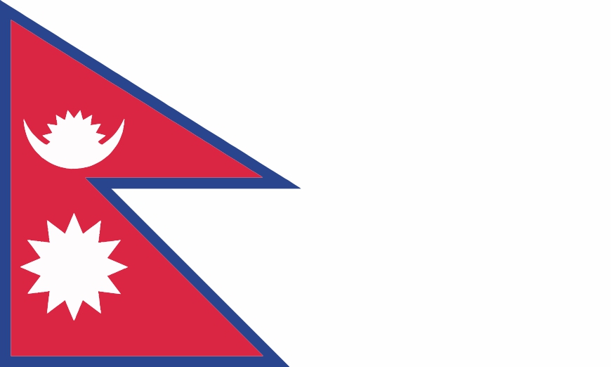 Nationalflagge Nepal