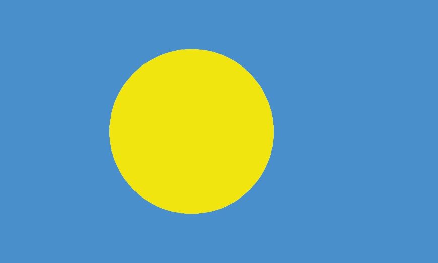 Nationalflagge/Fahne Palau