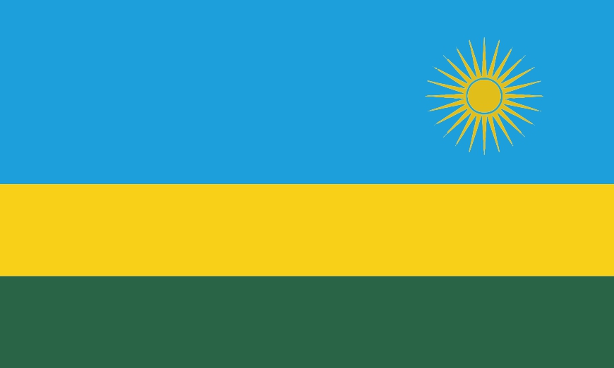 Nationalflagge/Fahne Ruanda