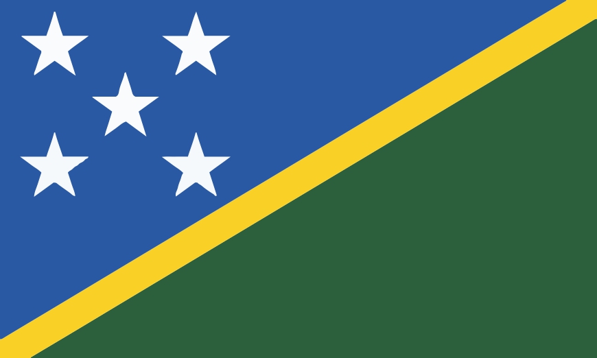 Nationalflagge/Fahne Salomonen