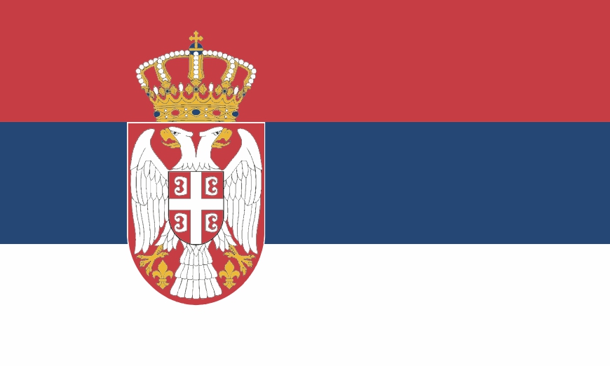 Nationalflagge/Fahne Serbien