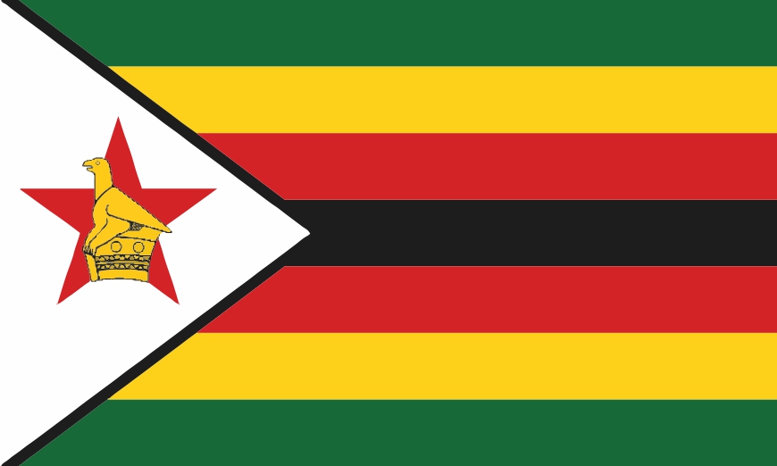 Nationalflagge/Fahne Simbabwe