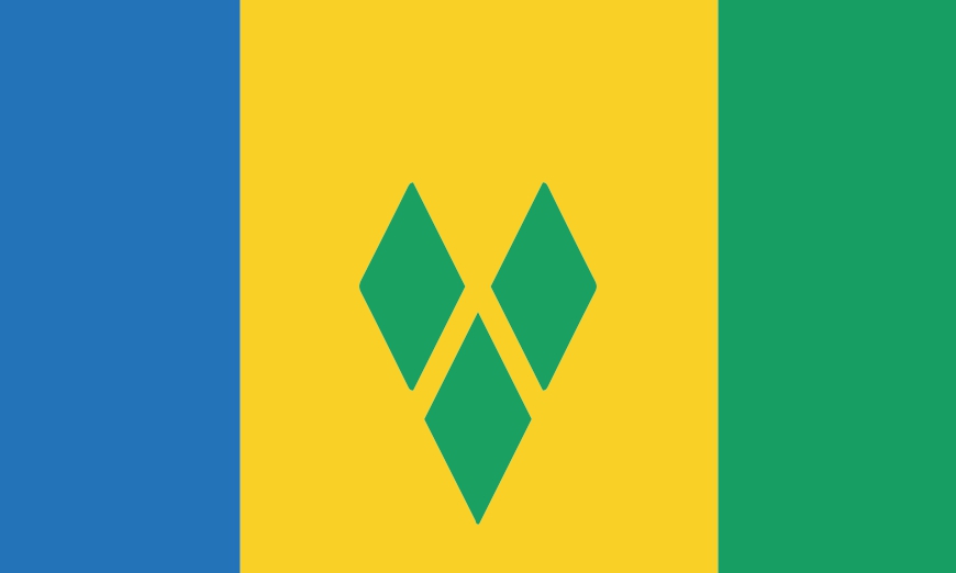 Nationalflagge/Fahne St. Vincent
