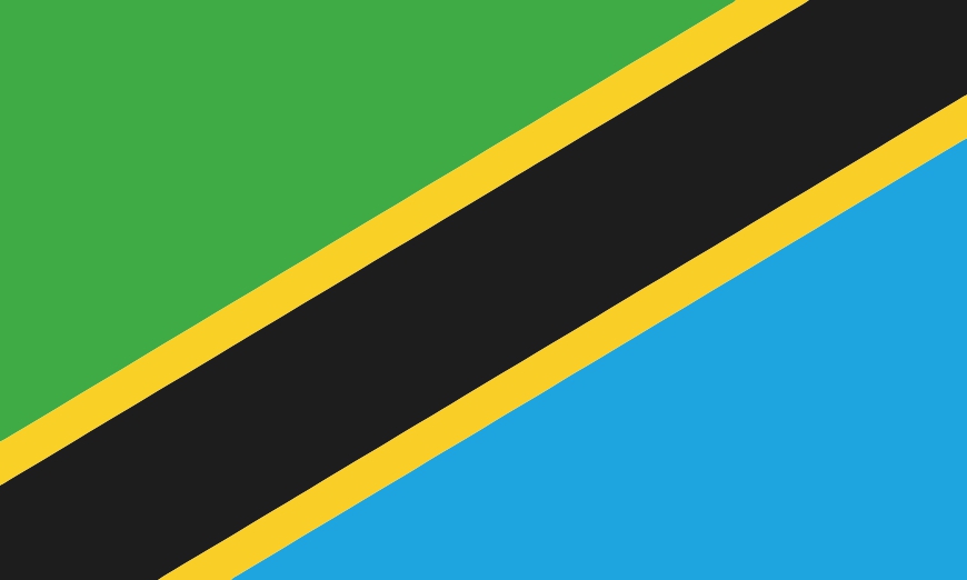 Nationalflagge/Fahne Tansania