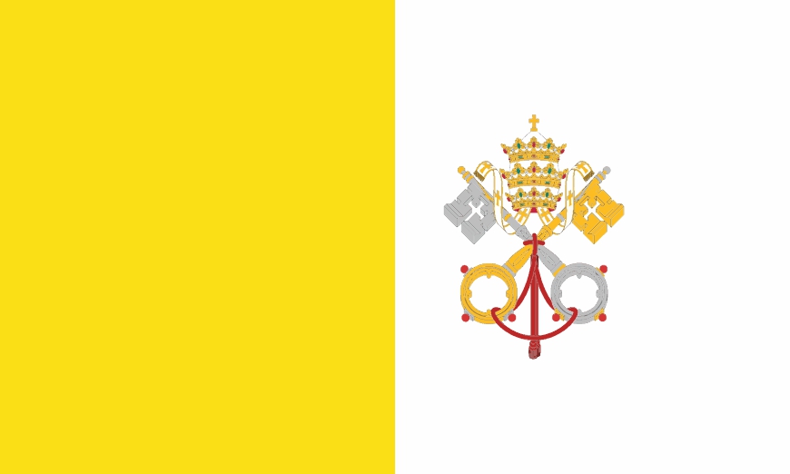 Nationalflagge/Fahne Vatikanstadt