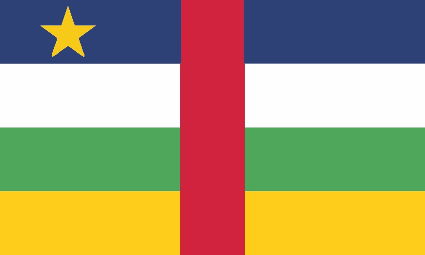 Nationalflagge/Fahne Zentralafrika