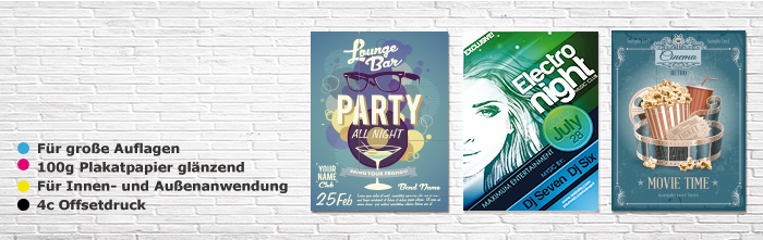 Offsetdruck Plakate