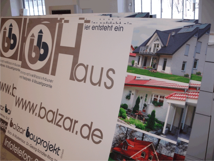 PVC-Hartschaum Bauschilder