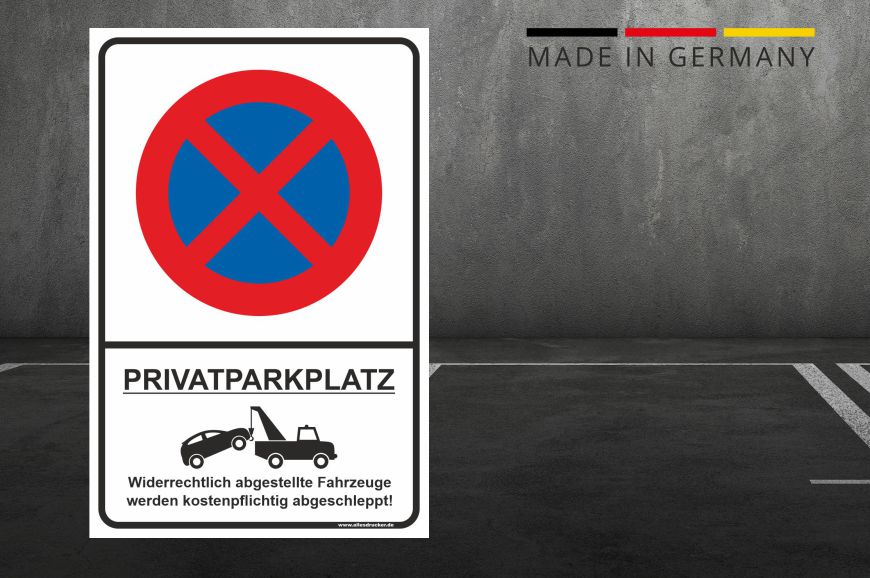 Parkverbotsschild 